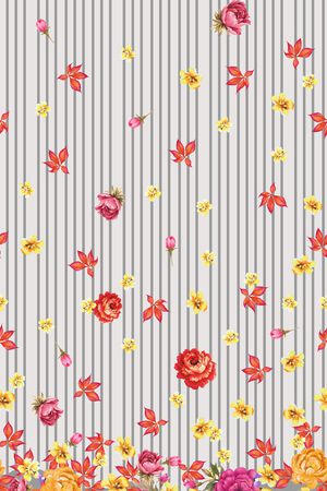 条纹印花华亿平台图片