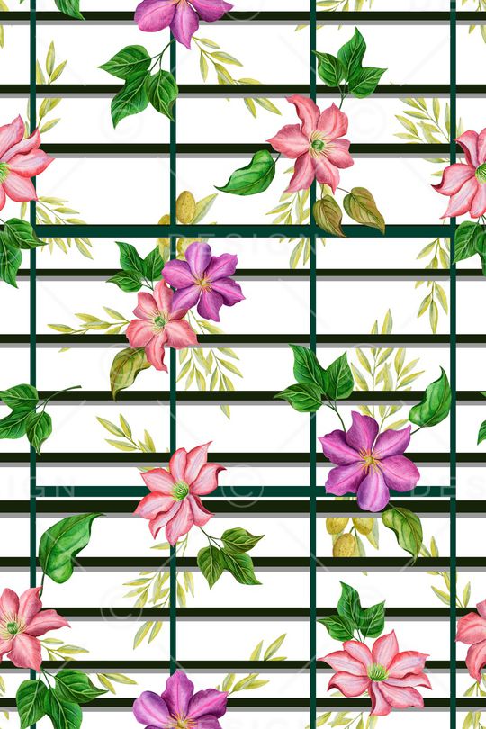 格子印花华亿平台图片