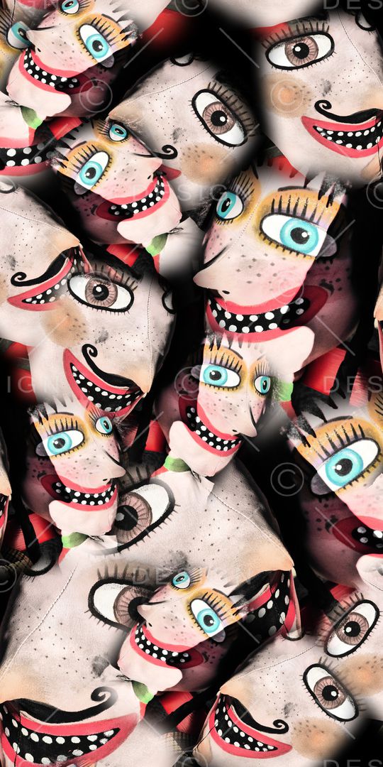 抽象印花华亿平台图片