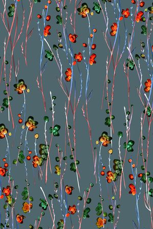 小碎花印花华亿平台图片