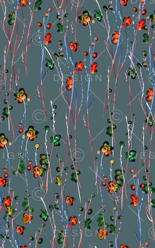 小碎花印花华亿平台图片