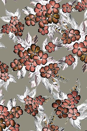 小碎花印花华亿平台图片