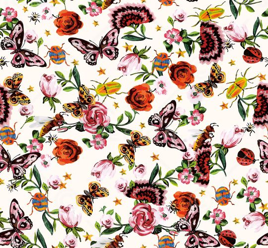 昆虫印花华亿平台图片