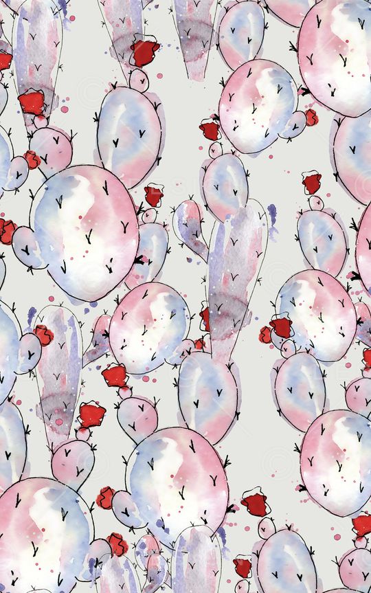 线条花卉印花华亿平台图片