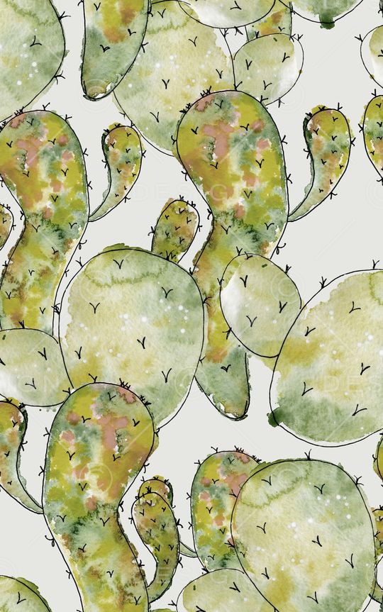 线条花卉印花华亿平台图片