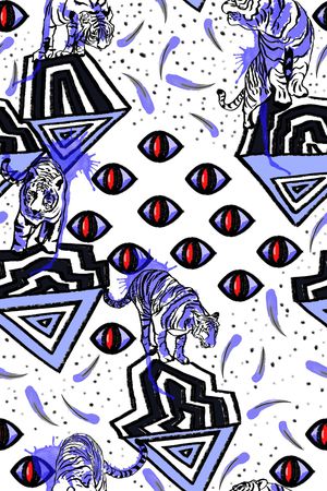 男装印花华亿平台图片