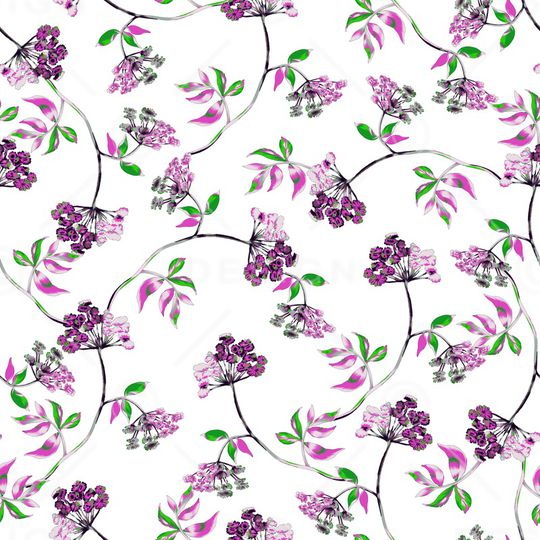 小碎花印花华亿平台图片