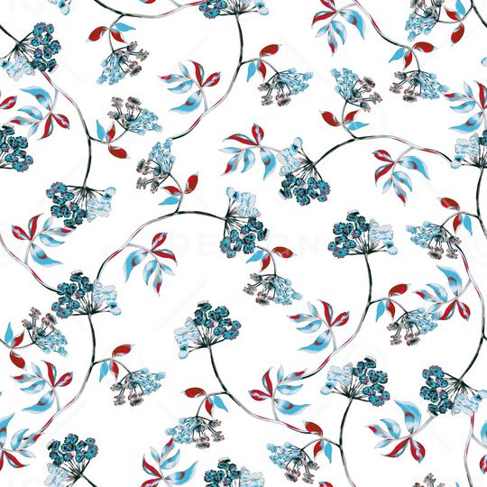 小碎花印花华亿平台图片