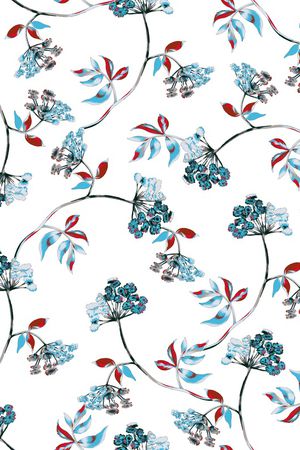 小碎花印花华亿平台图片