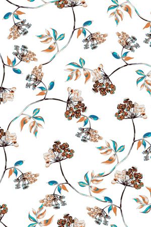 小碎花印花华亿平台图片