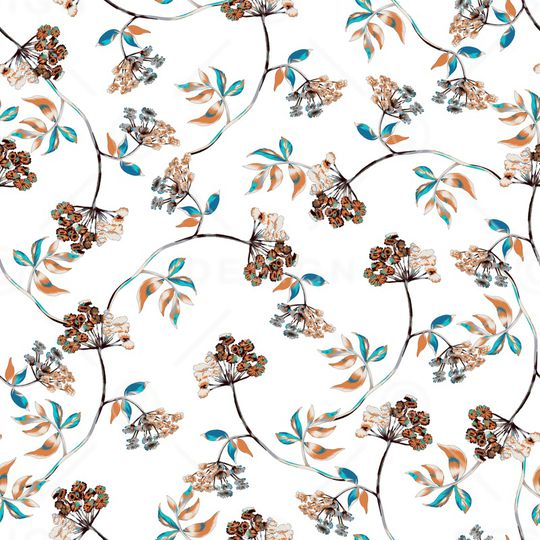 小碎花印花华亿平台图片