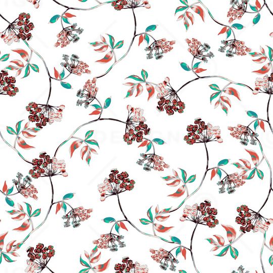 小碎花印花华亿平台图片