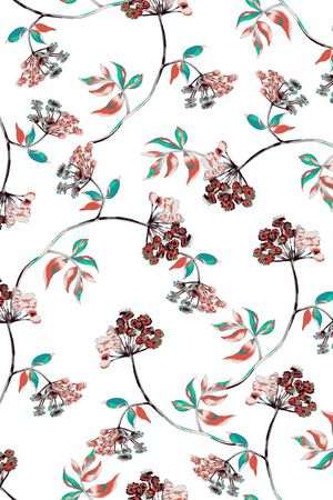 小碎花印花华亿平台图片