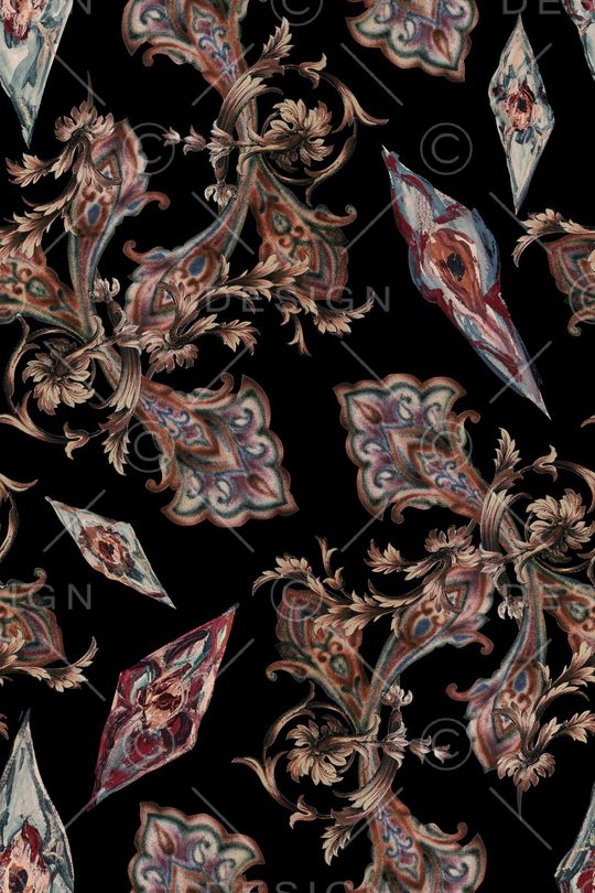 民族风印花华亿平台图片