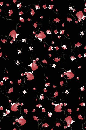 小碎花印花华亿平台图片