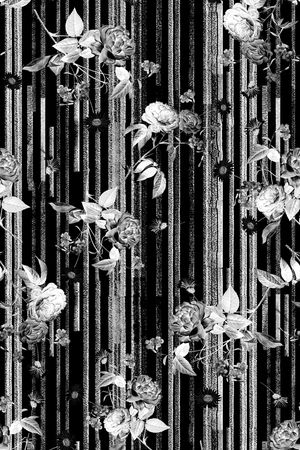 条纹印花华亿平台图片