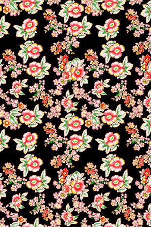 小碎花印花华亿平台图片