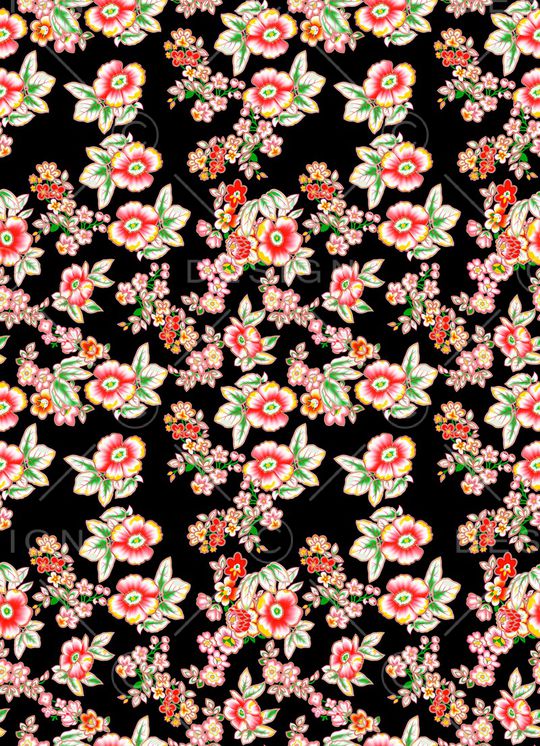 小碎花印花华亿平台图片