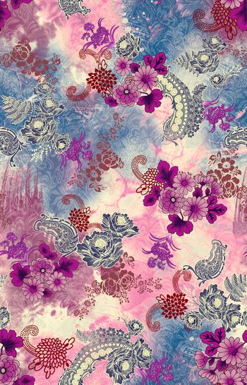 民族风印花华亿平台图片