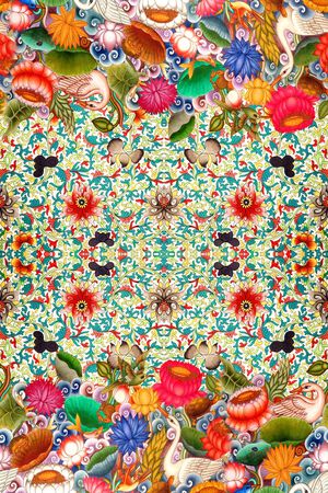 民族风印花华亿平台图片