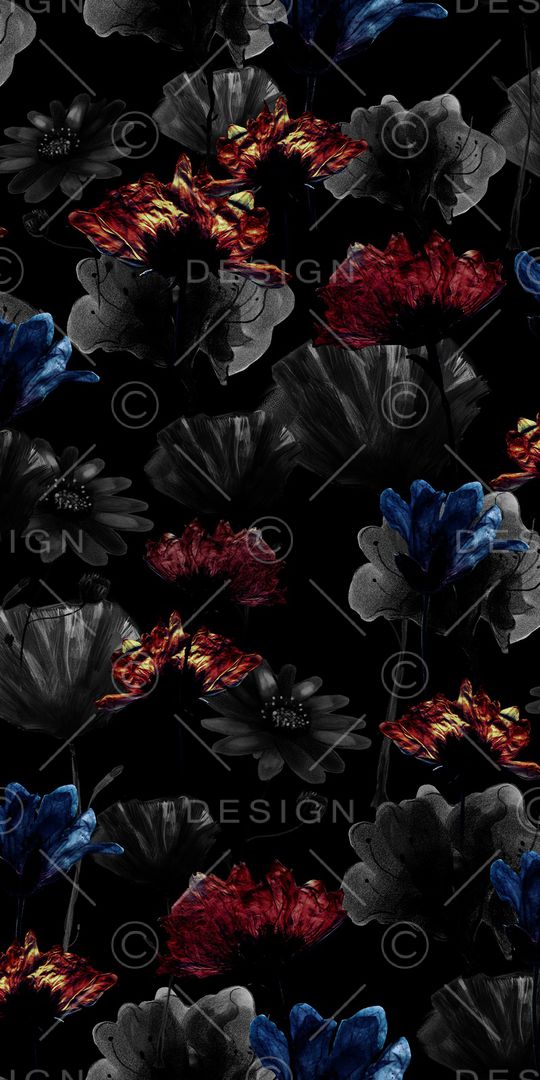 抽象男装印花华亿平台图片