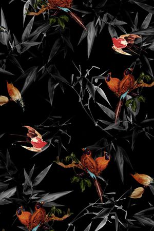 抽象男装印花华亿平台图片