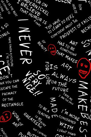 涂鸦字母印花华亿平台图片