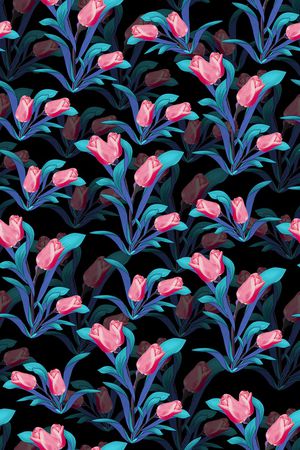 郁金香印花华亿平台图片