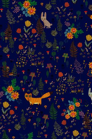 小碎花印花华亿平台图片