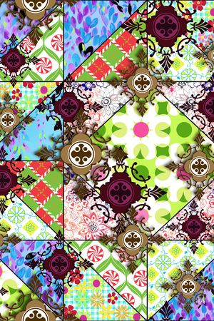 抽象印花华亿平台图片