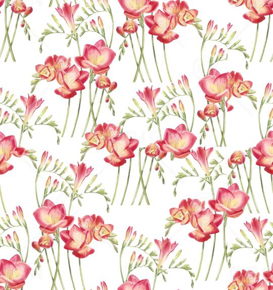 黑底花卉印花华亿平台图片