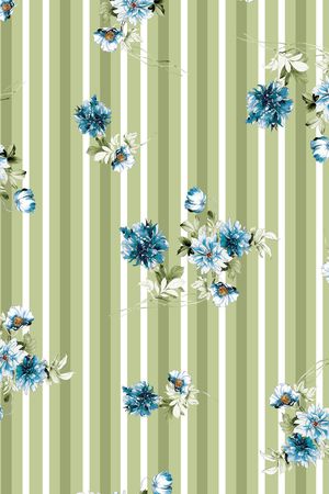 条纹印花华亿平台图片