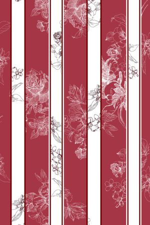 条纹印花华亿平台图片