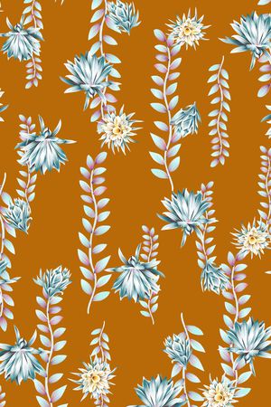 抽象花卉印花华亿平台图片