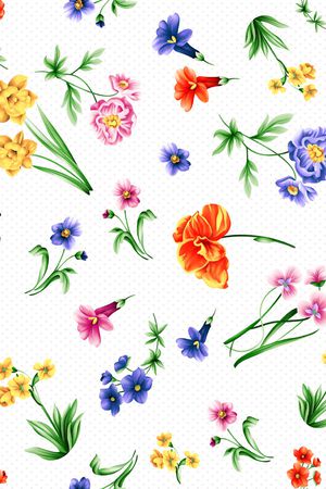 小碎花印花华亿平台图片