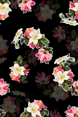 春夏华亿平台印花华亿平台图片