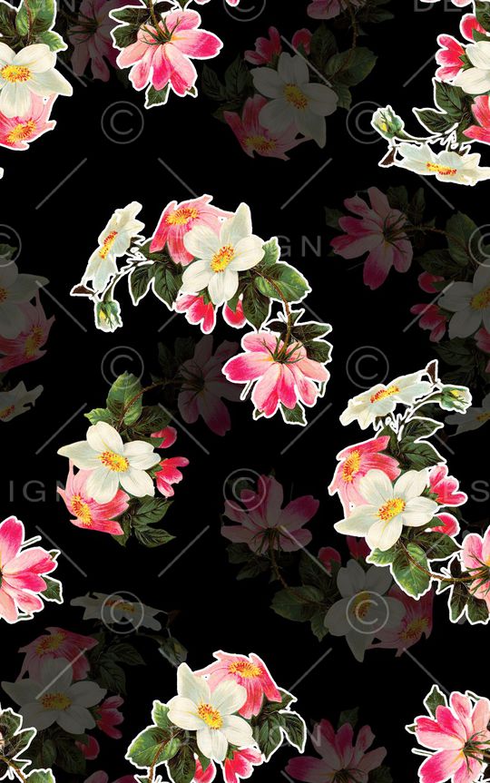 春夏华亿平台印花华亿平台图片