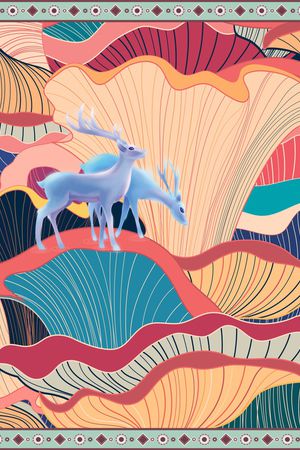 民族风印花华亿平台图片