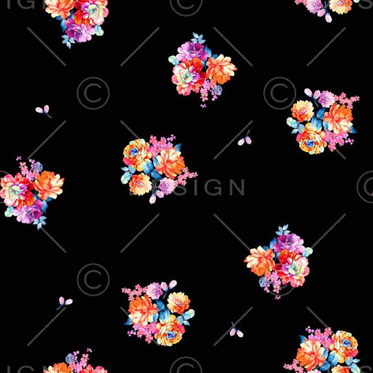 牡丹印花华亿平台图片