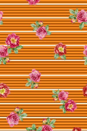 条纹印花华亿平台图片