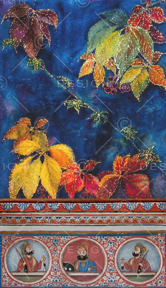 植物印花华亿平台图片