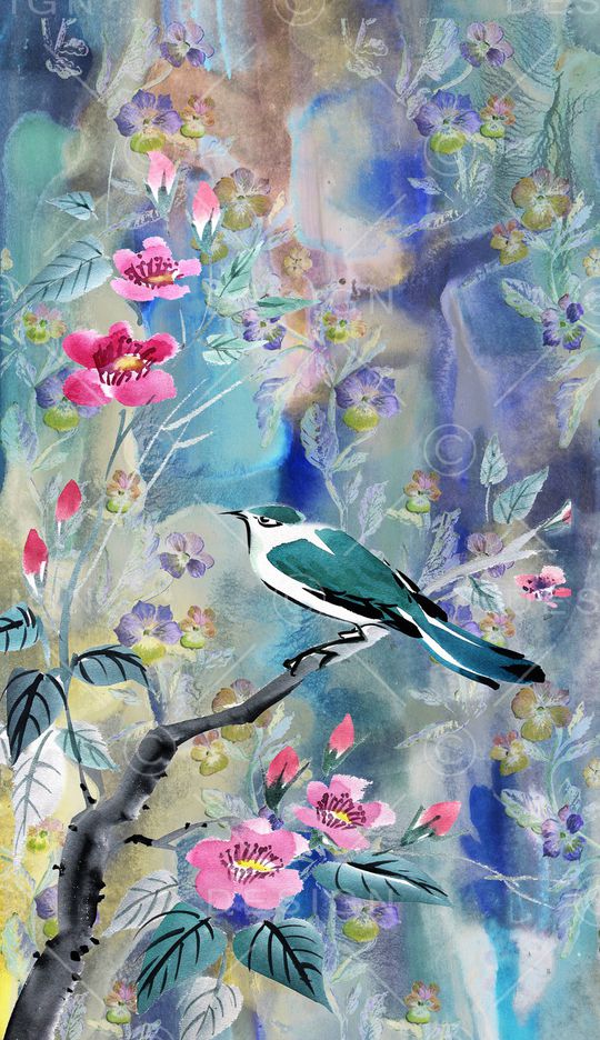 植物印花华亿平台图片