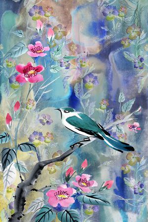 植物印花华亿平台图片