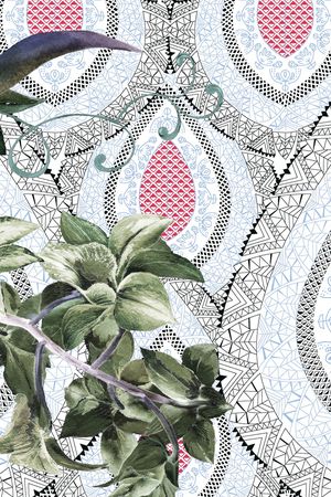 植物印花华亿平台图片