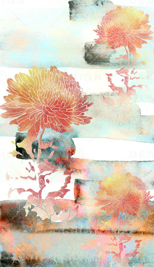 植物印花华亿平台图片