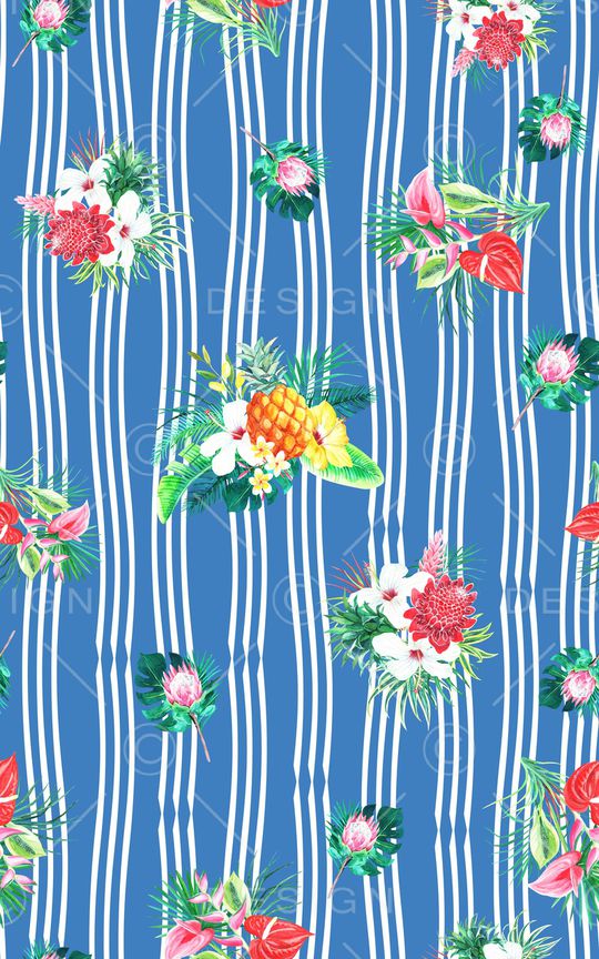 条纹印花华亿平台图片