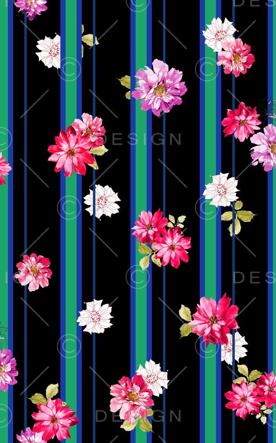 条纹印花华亿平台图片