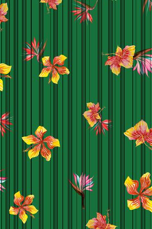 条纹印花华亿平台图片