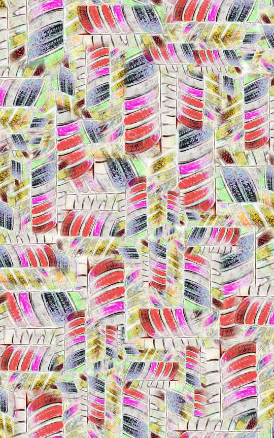 笔触印花华亿平台图片