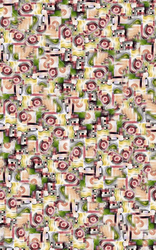 笔触印花华亿平台图片